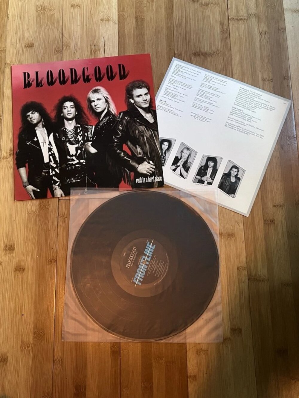 Bloodgood  Rock In A Hard Place (1988) Frontline Records Vinyl Christian Metal